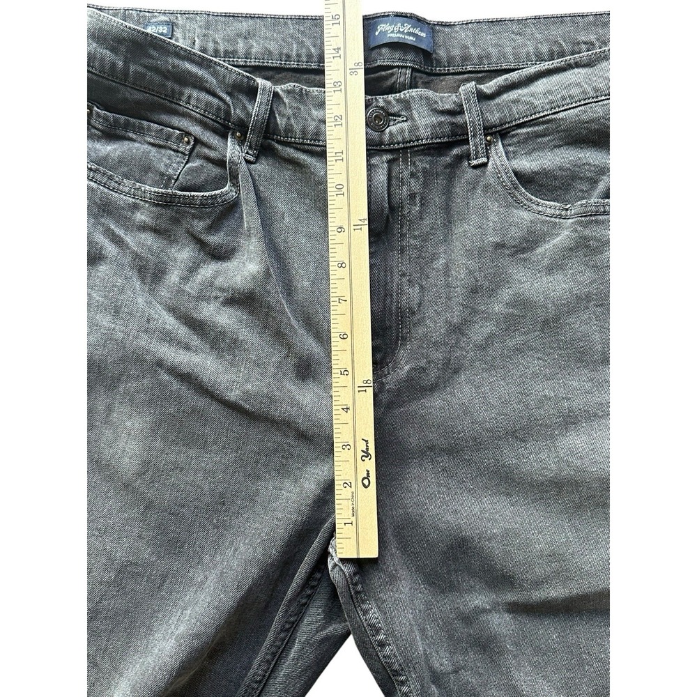 Flag & Anthem Men's 5-Pocket Denim BLACK Beckett Wash‎  42/32 Portland Relaxed - Picture 5 of 10